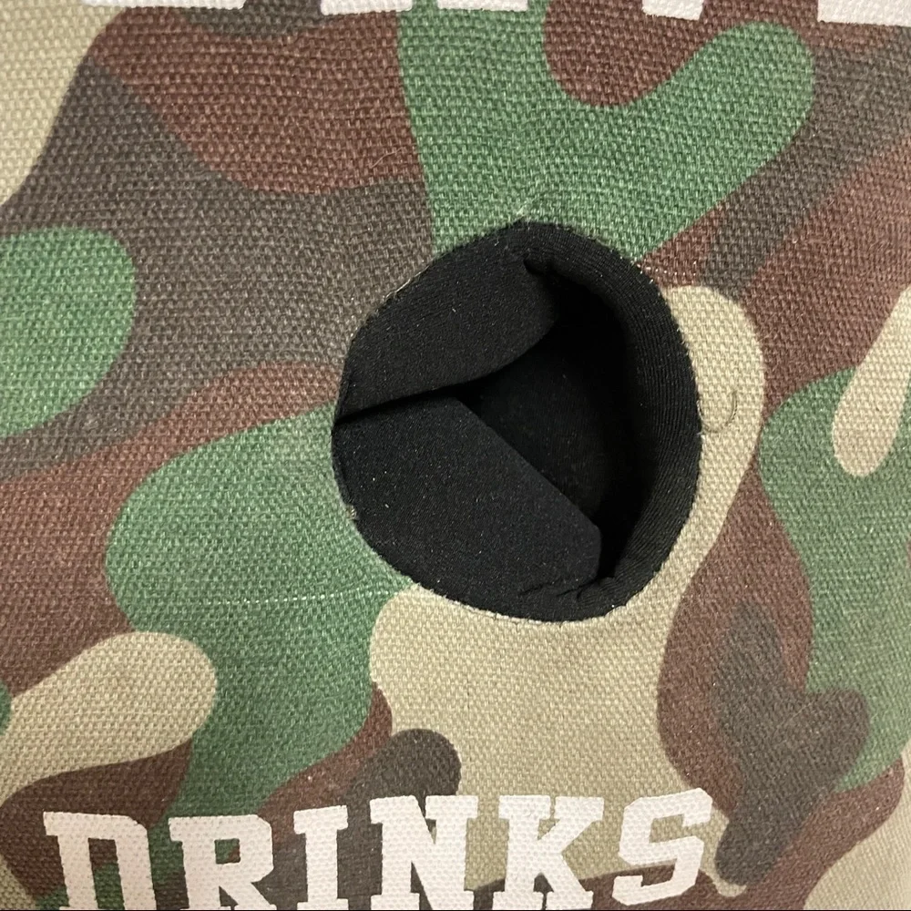 Man Cave Pillow Cup Holder Camo - Picture 2 of 4